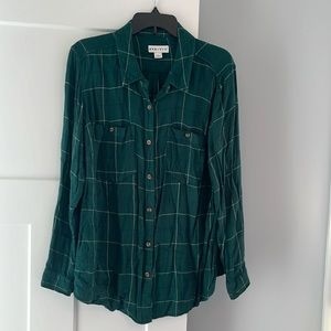 Ava & Viv plaid flannel button up